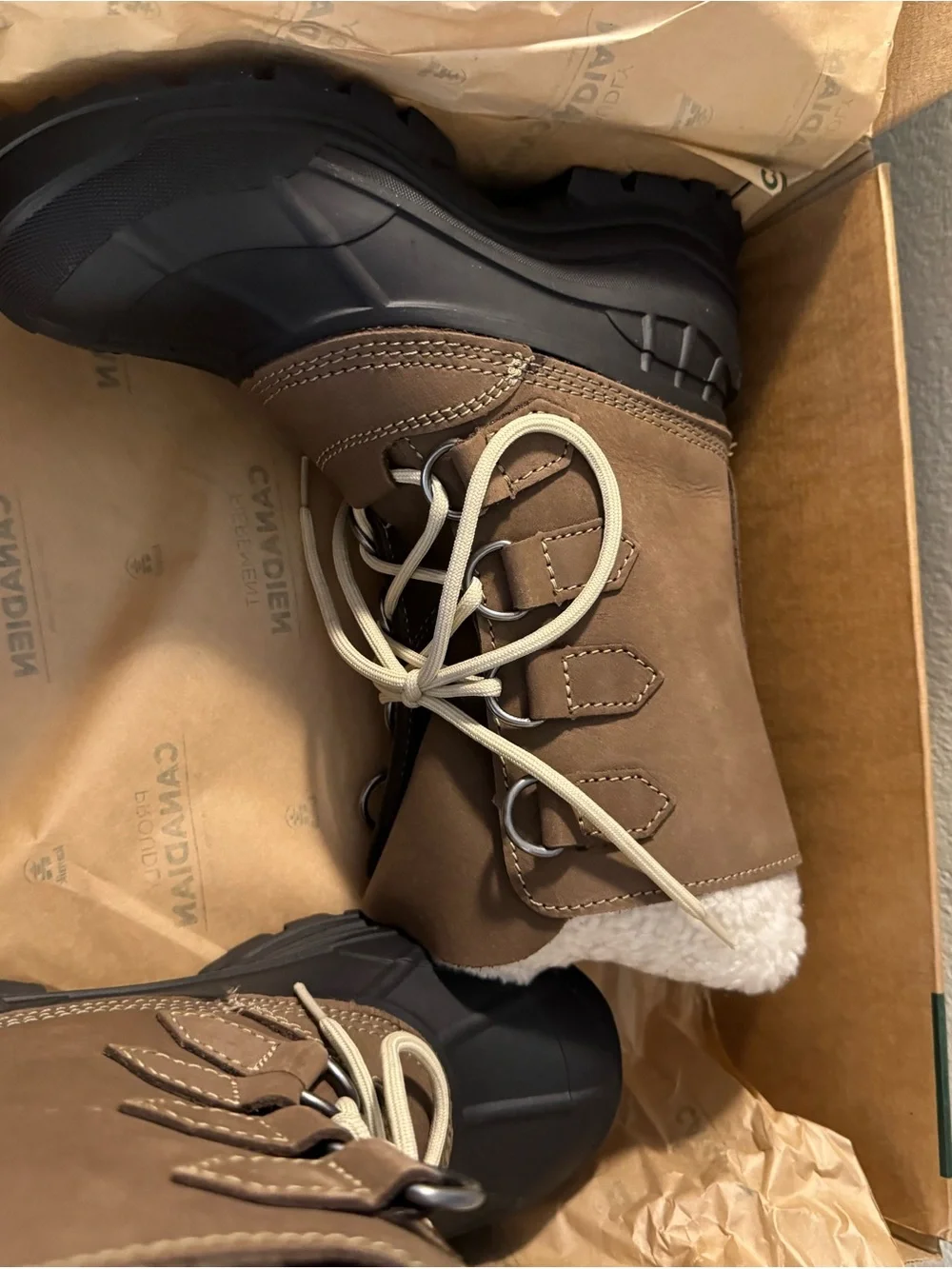 NIB Kamik (RET $89) Women's Alborg Pac Waterproof Insulated Nubuck Boots, size 6